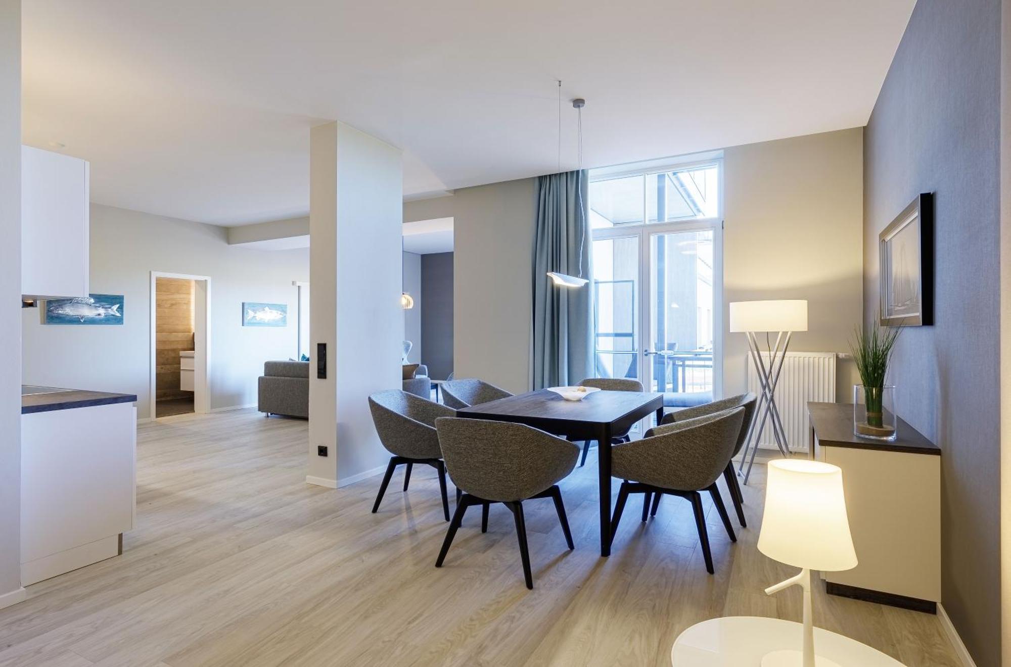 Moderne Apartments in der Seefahrtschule - 600m bis zum Ostseestrand Wustrow  Zimmer foto
